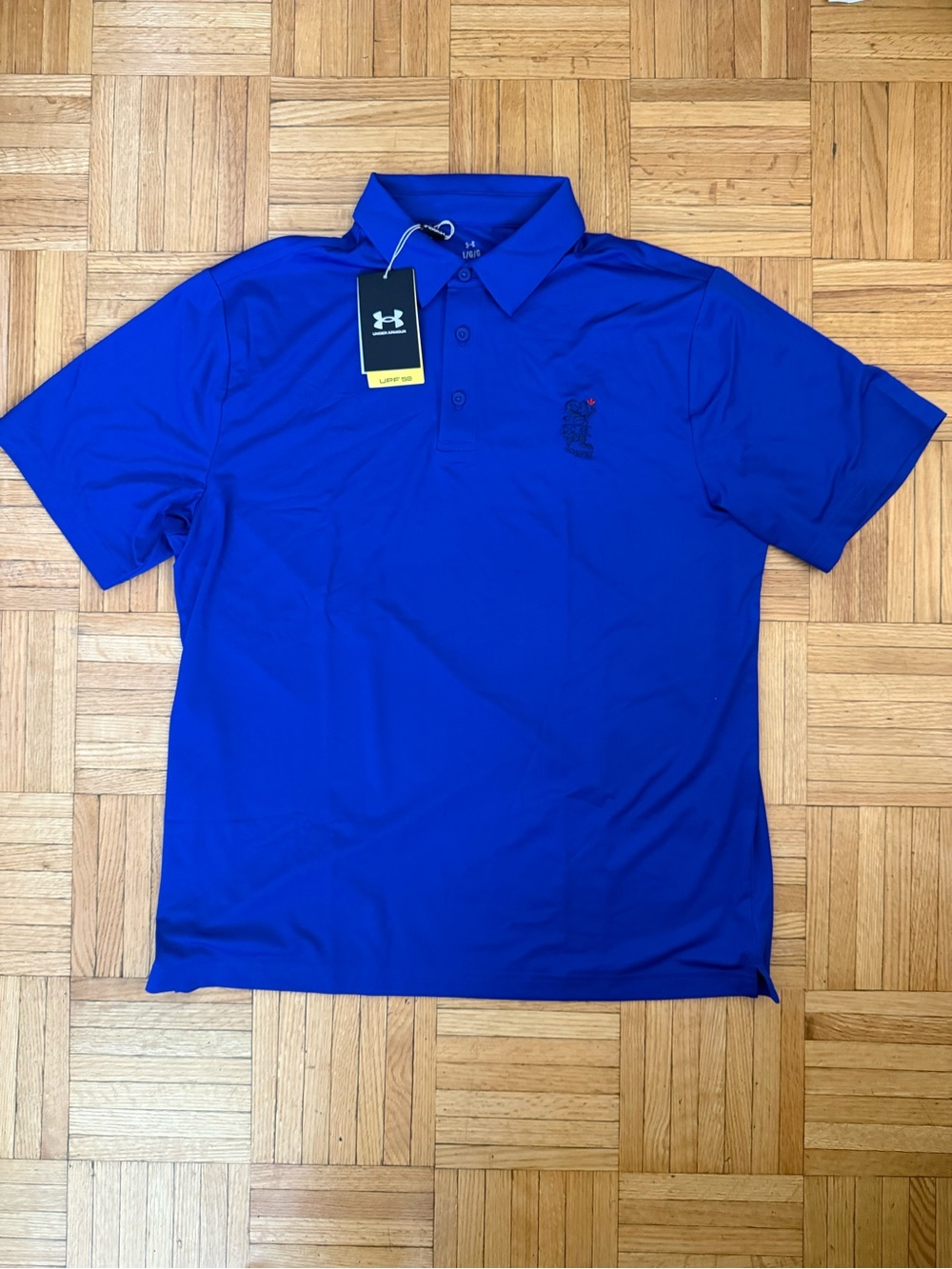 Under Armour Men’s Royal Blue Performance Polo painters union logo